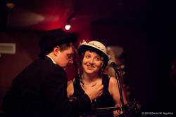 Highlight for Album: Tiny Instrument Revue, Zoe Boekbinder, &amp; Jill Tracy at the Lily Pad